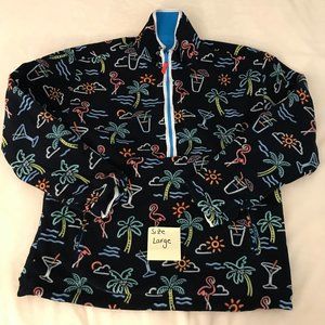 Chubbies Reversible Fleece PullOver Jacket (Large)